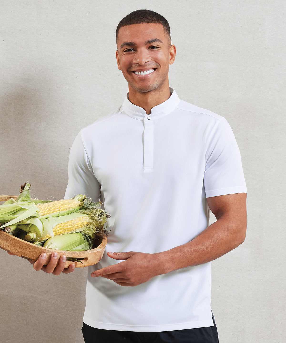 PR646: Coolchecker Short Sleeve Chefs Shirt Chefs Jacket Premier