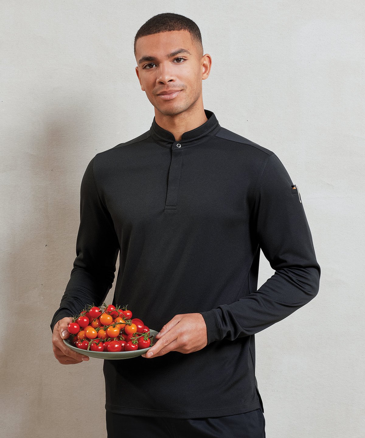 PR647: Coolchecker Long Sleeve Chefs Shirt Chefs Jacket Premier