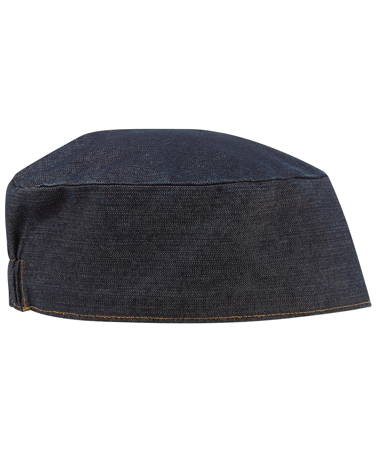 PR653: Chefs Skull Cap Chefs Hat Premier Indigo Denim