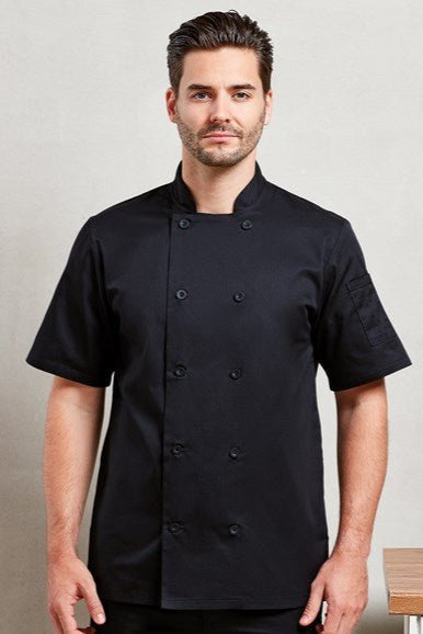 PR656: Short Sleeve Chefs Jacket Chefs Jacket Premier