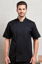 PR656: Short Sleeve Chefs Jacket Chefs Jacket Premier