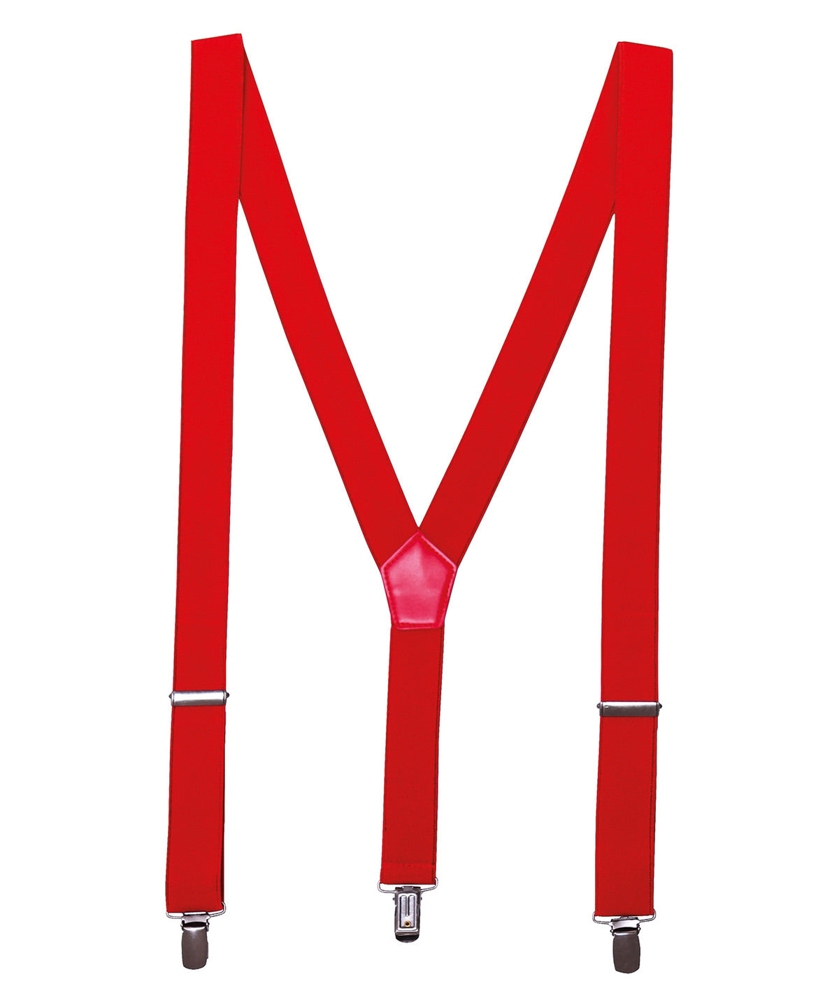 PR701: Clip-On Trouser Braces Ties Premier Red