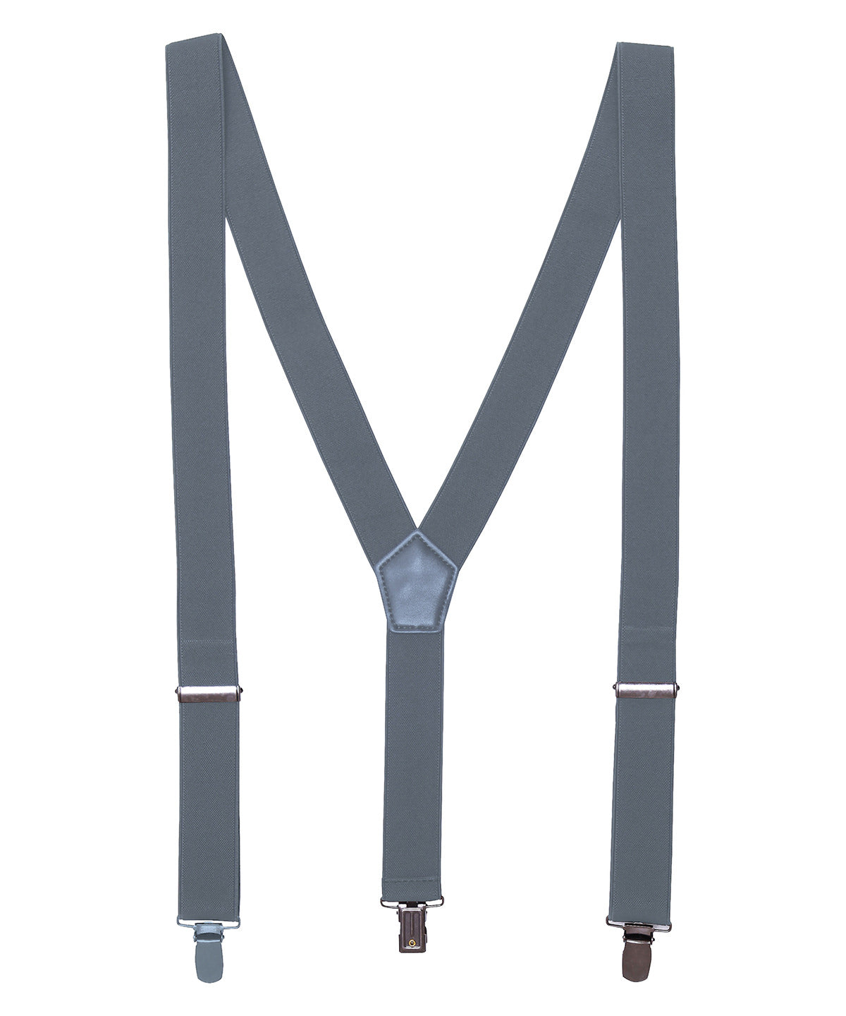PR701: Clip-On Trouser Braces Ties Premier Steel