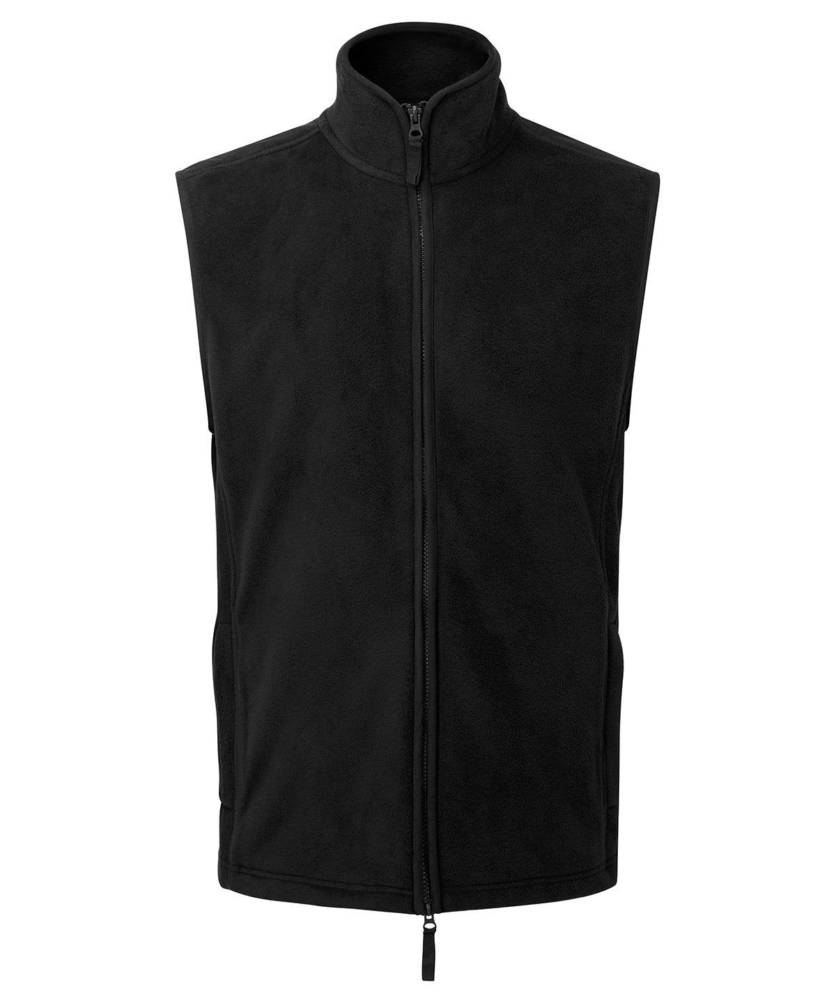PR803: Artisan Mens Fleece Gilet Mens Bodywarmer Premier Black/Black S
