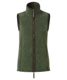 PR804: Artisan Ladies Fleece Gilet Jacket Womens Bodywarmers Premier Moss Green/Brown XS