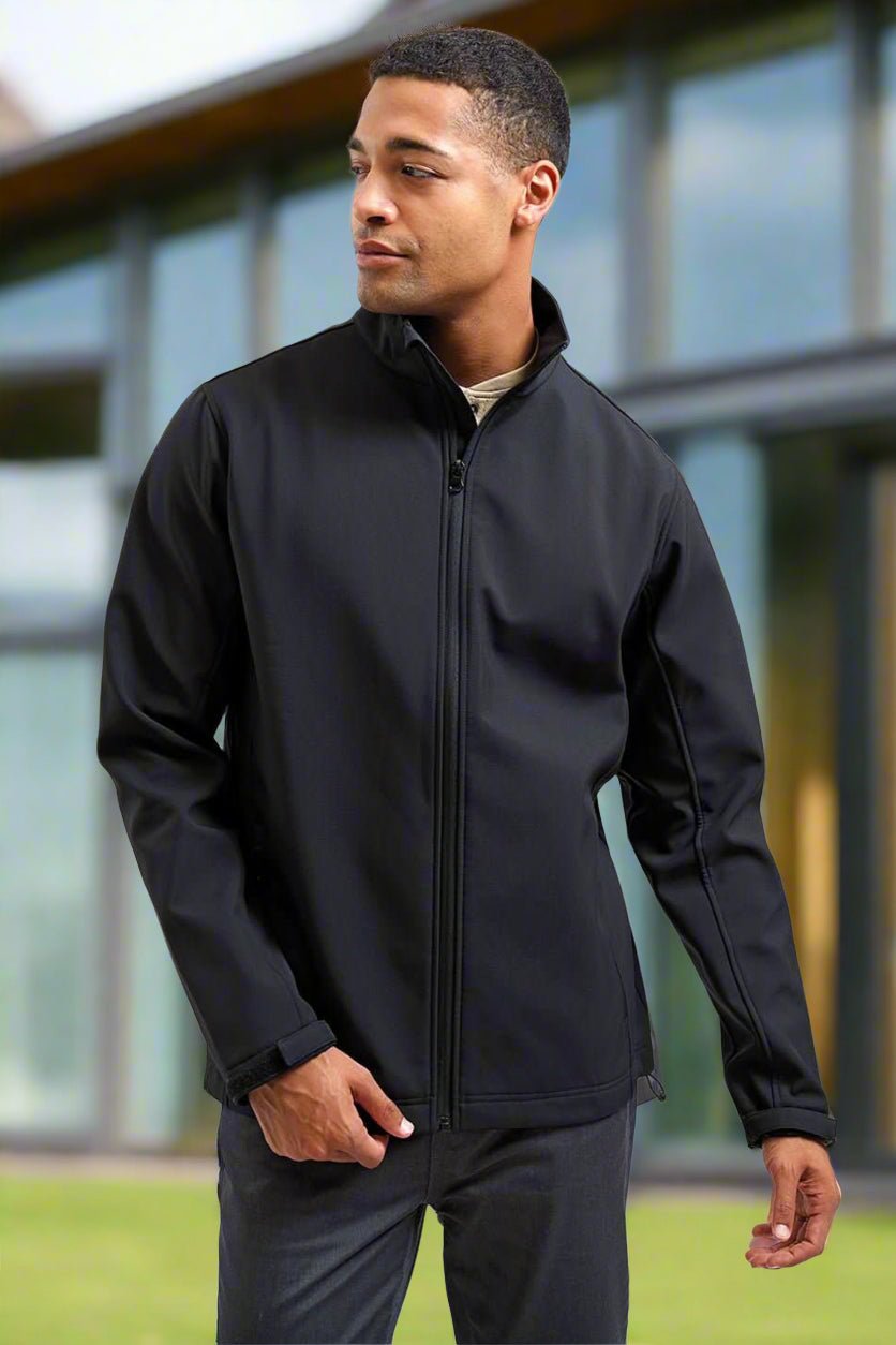 PR810: Windchecker Mens Softshell Jacket Mens Softshell Jackets Premier Navy S