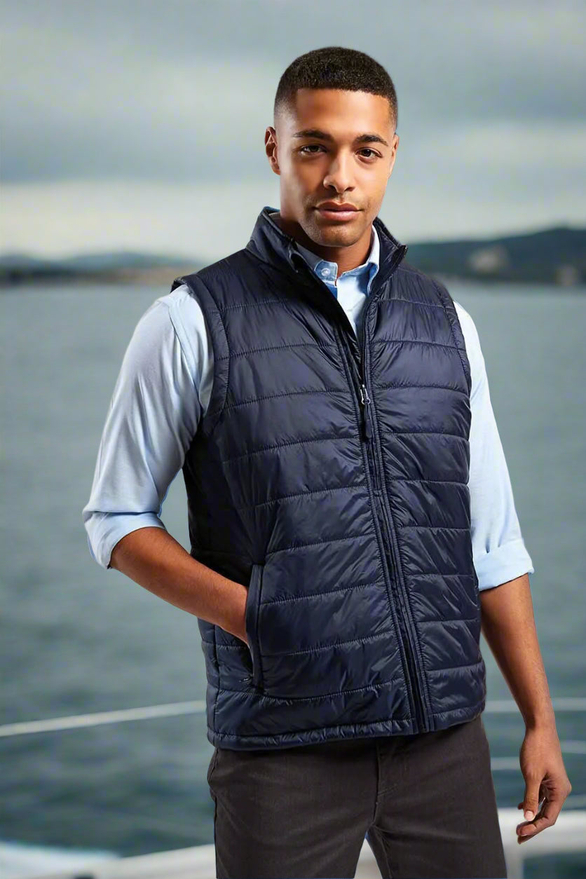PR811: Recyclight Mens Padded Gilet Mens Bodywarmers Premier