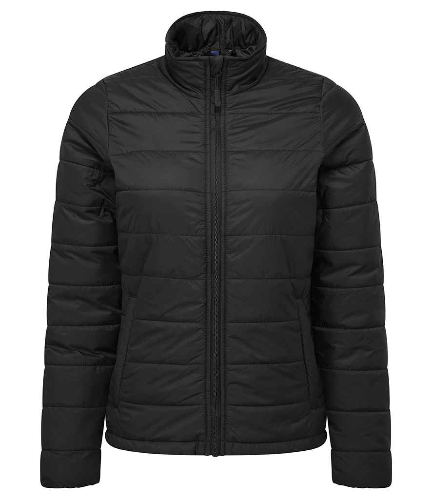 PR819: Ladies Padded Jacket Womens Coats Premier Black XS