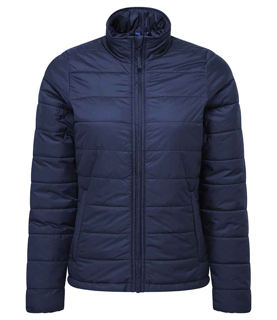 PR819: Ladies Padded Jacket Womens Coats Premier Navy XS