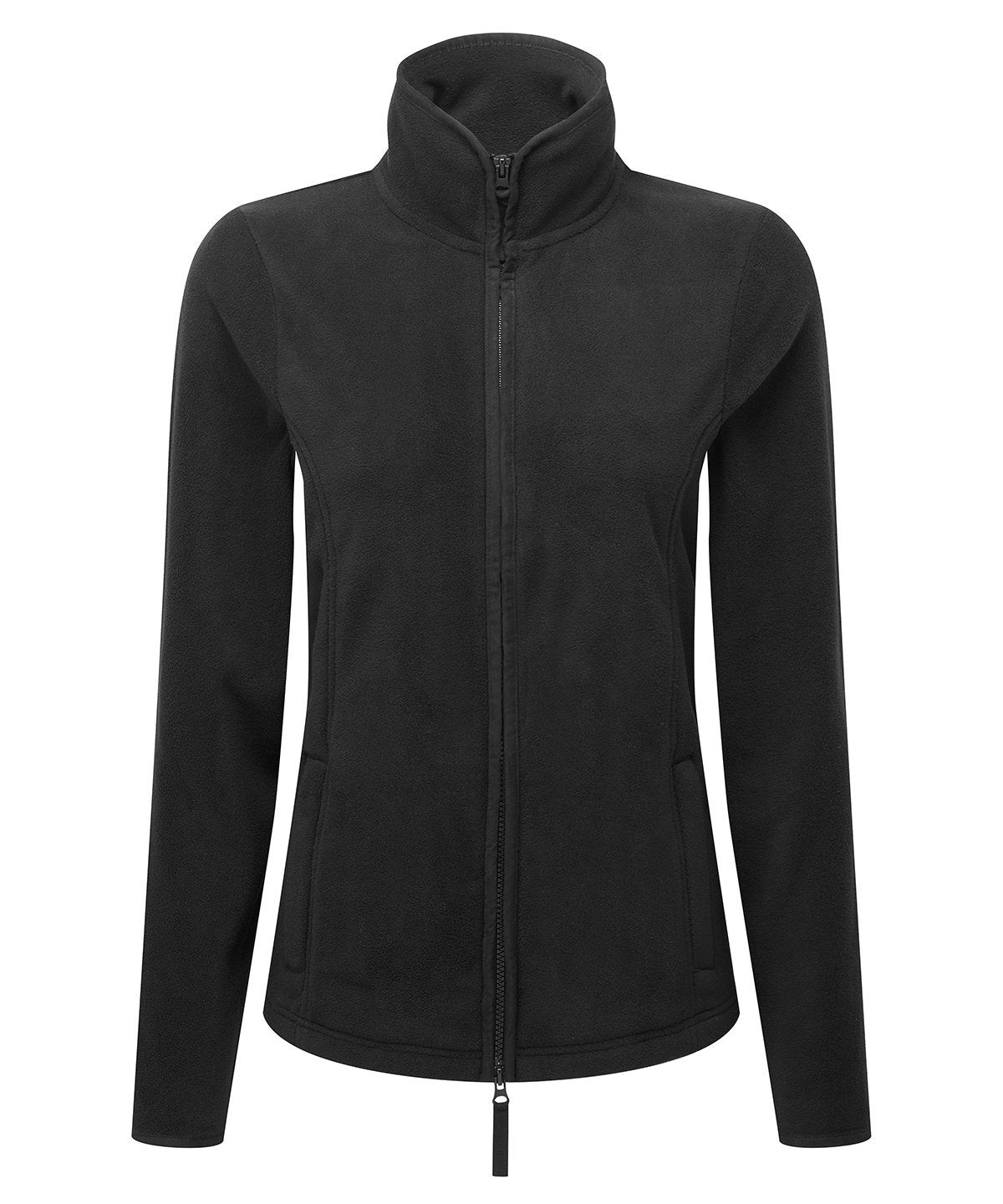 PR824: Artisan Ladies Fleece Jacket Womens Fleeces Premier Black/Black XS