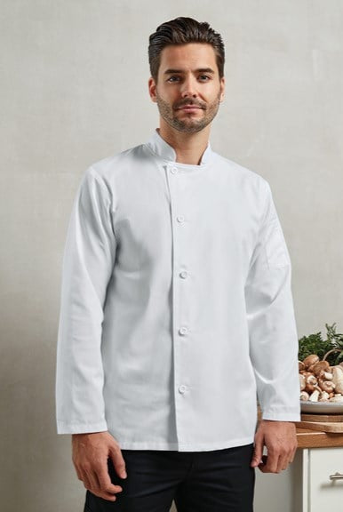 PR901: Chefs Long Sleeve Jacket Chefs Jacket Premier