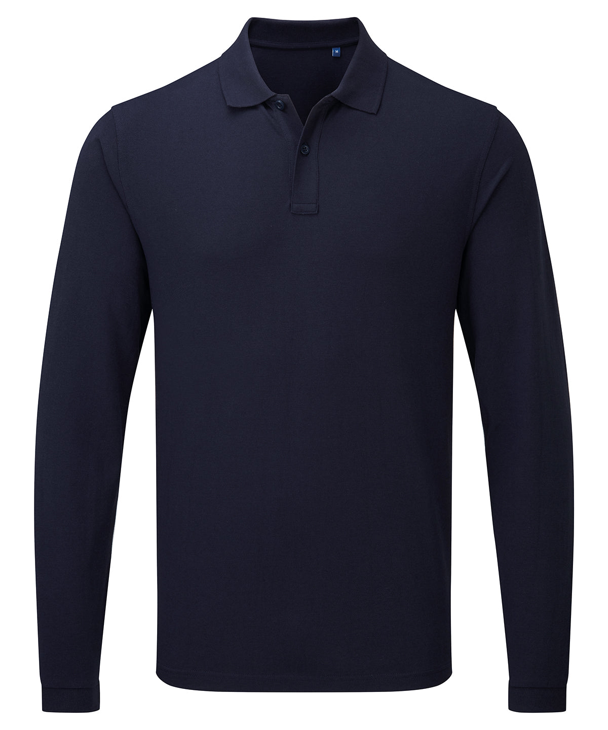 PR997: Unisex Long Sleeve Workwear Polo Mens Polos Premier Navy S