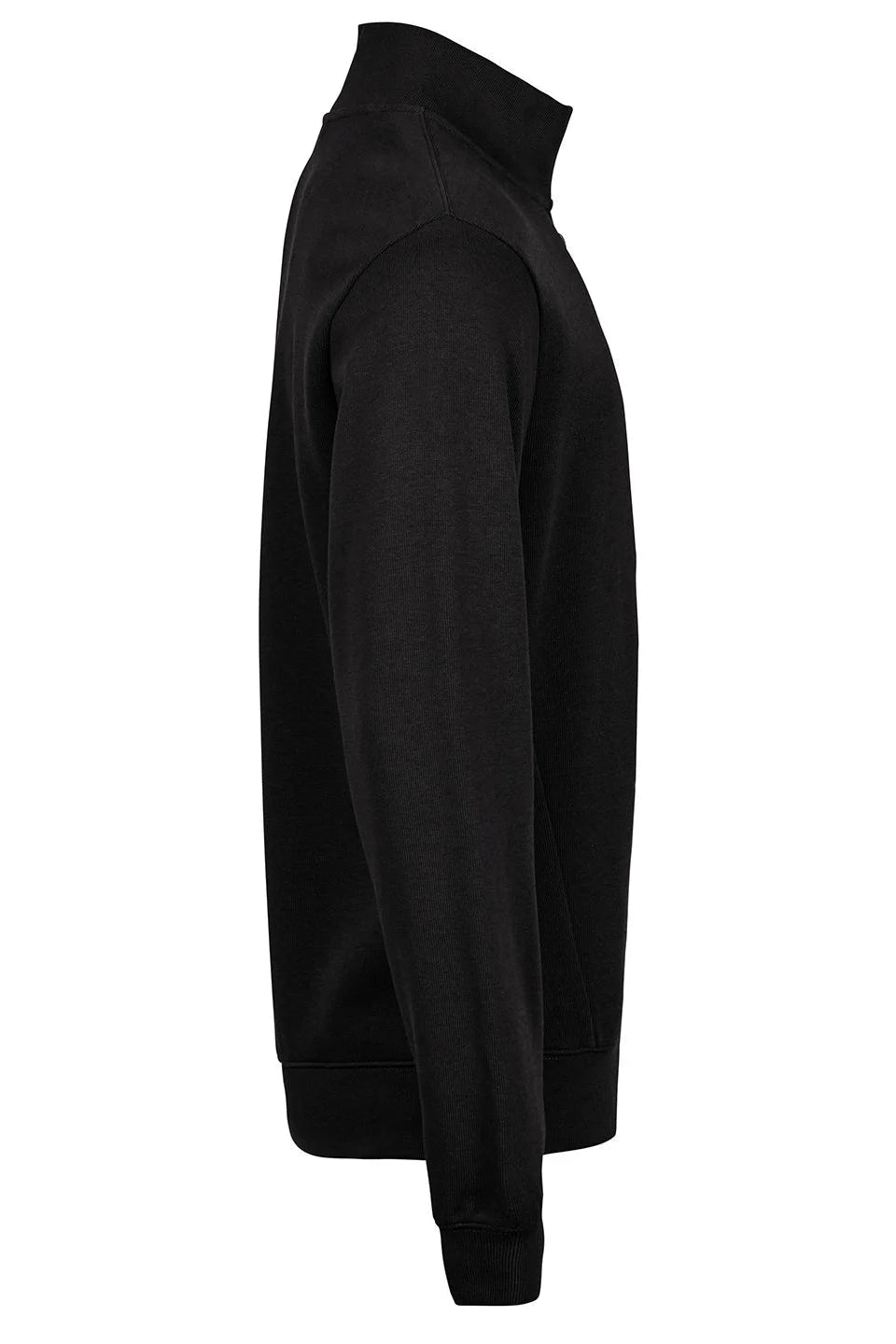 Ribbed Interlock Half-Zip Mens Sweatshirts Tee Jays
