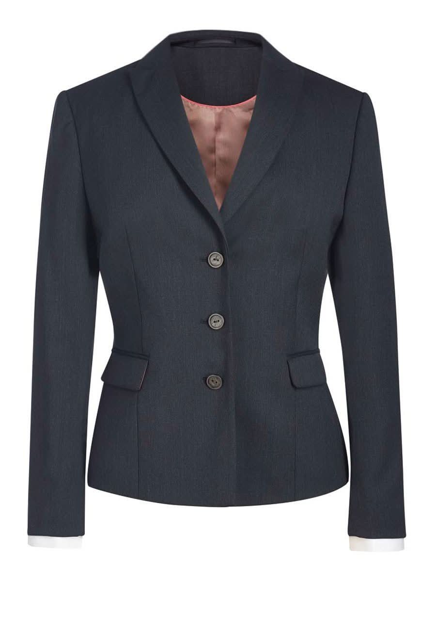 Ritz Tailored Fit Ladies Suit Jacket Ladies Suit Jacket Brook Taverner Charcoal 6 Short