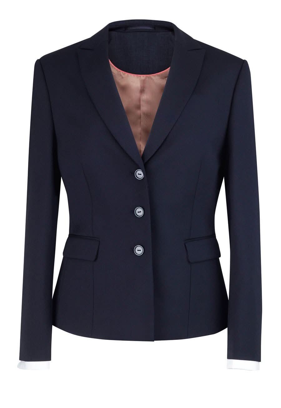 Ritz Tailored Fit Ladies Suit Jacket Ladies Suit Jacket Brook Taverner Navy 6 Short