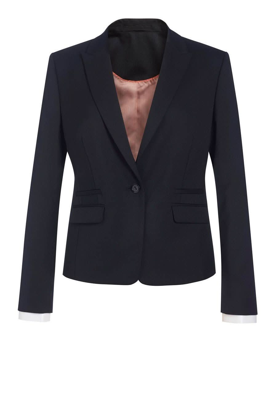 Rosewood Women's Slim Fit Suit Jacket Ladies Suit Jacket Brook Taverner Black 6 Short