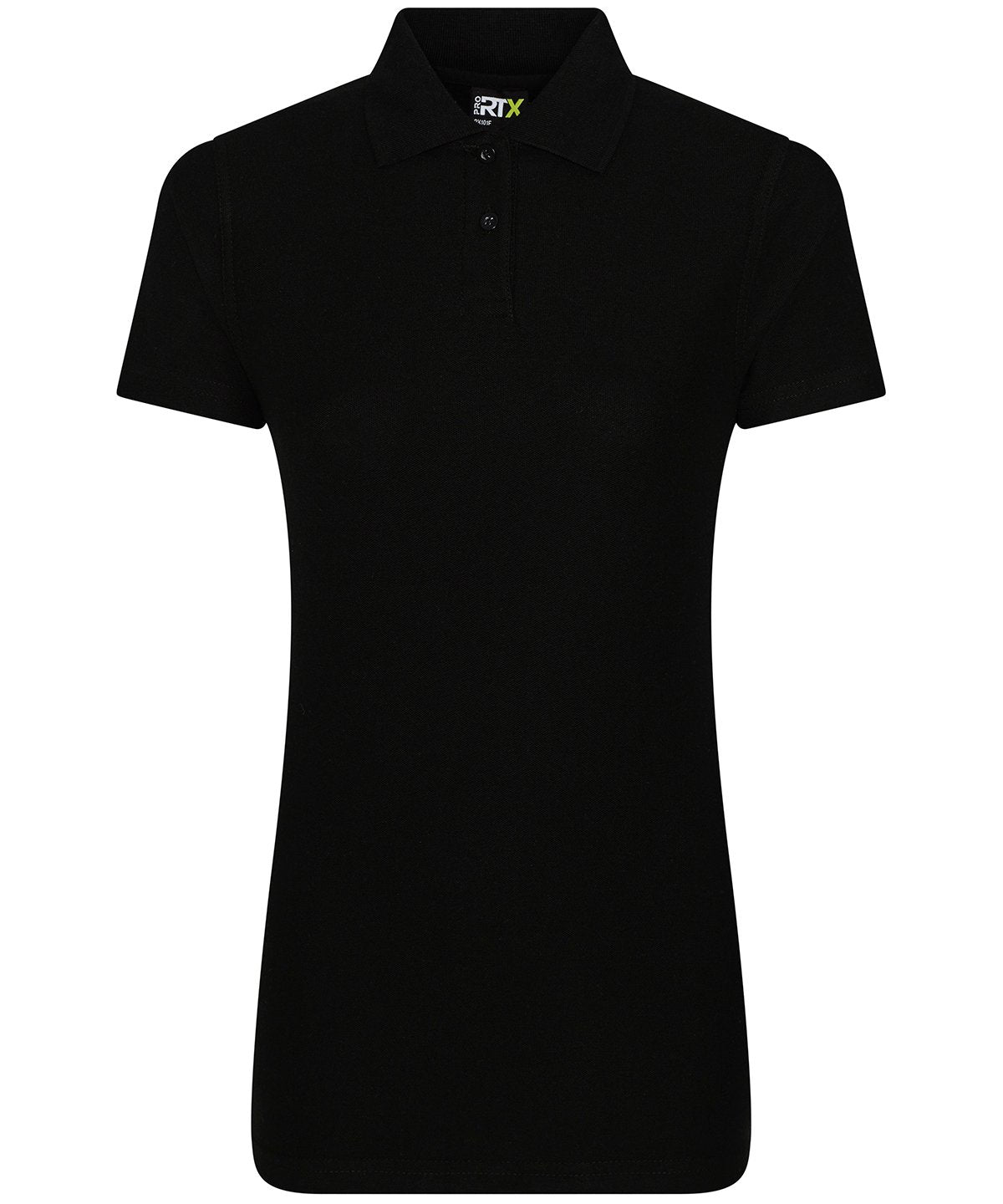 RX01F: Ladies Pro Work Polo Shirt Workwear ProRTX Black XS