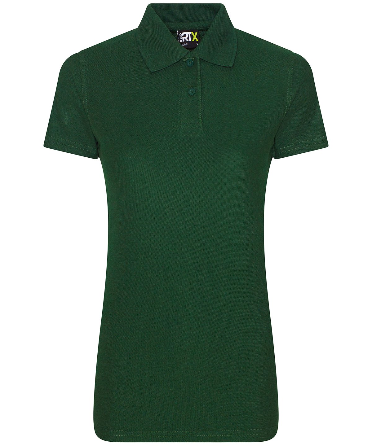 RX01F: Ladies Pro Work Polo Shirt Workwear ProRTX Bottle Green XS