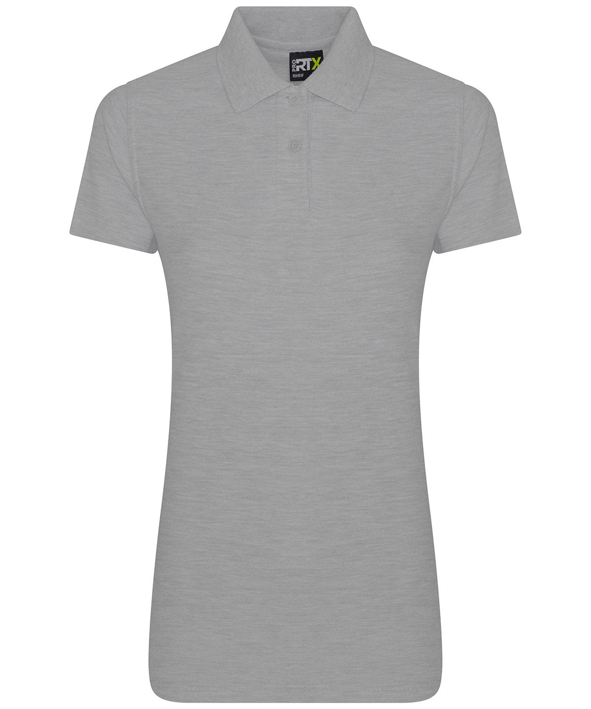 RX01F: Ladies Pro Work Polo Shirt Workwear ProRTX Heather Grey XS