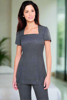 Shannon Ladies Beauty Tunic Beauty Tunics Diamond Designs Grey 6