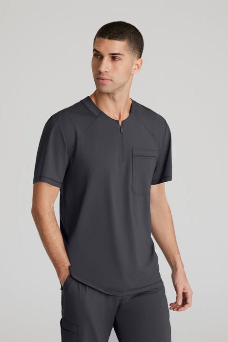 Skechers Slip-Ins Unisex Flex Scrub Top Unisex Scrub Top Skechers Pewter XS