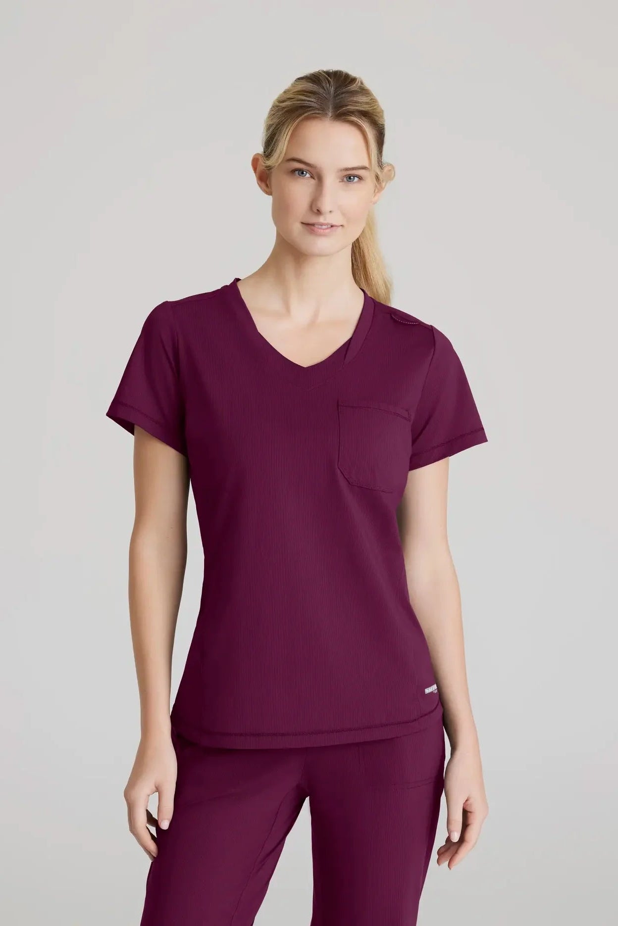Skechers Slip-Ins Womens Flow Scrub Top Ladies Scrub Top Skechers