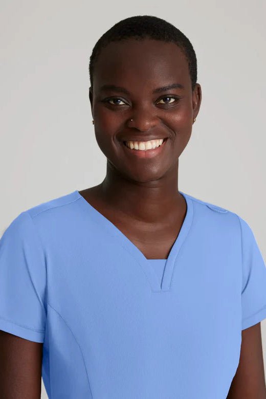 Skechers Slip-Ins Womens Serene Knit Scrub Top Ladies Scrub Top Skechers