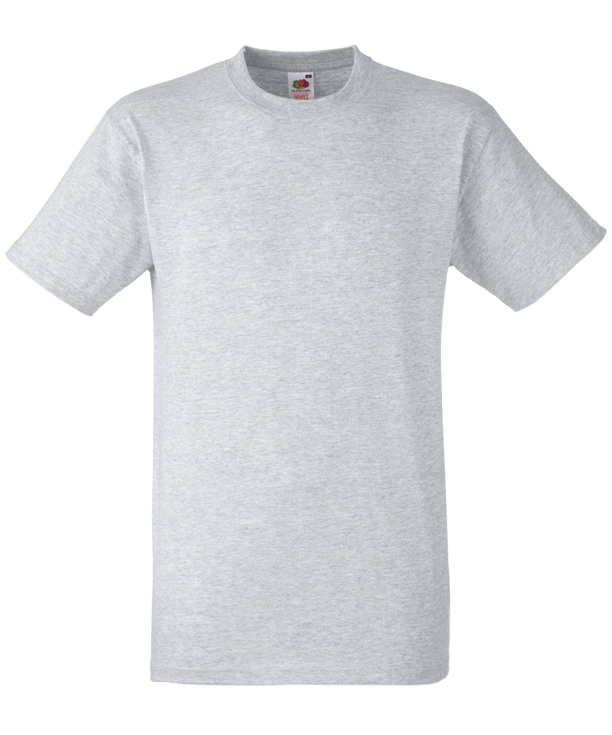 SS008: Heavy Cotton T-Shirt Mens T-Shirts Fruit of the Loom Heather Grey S