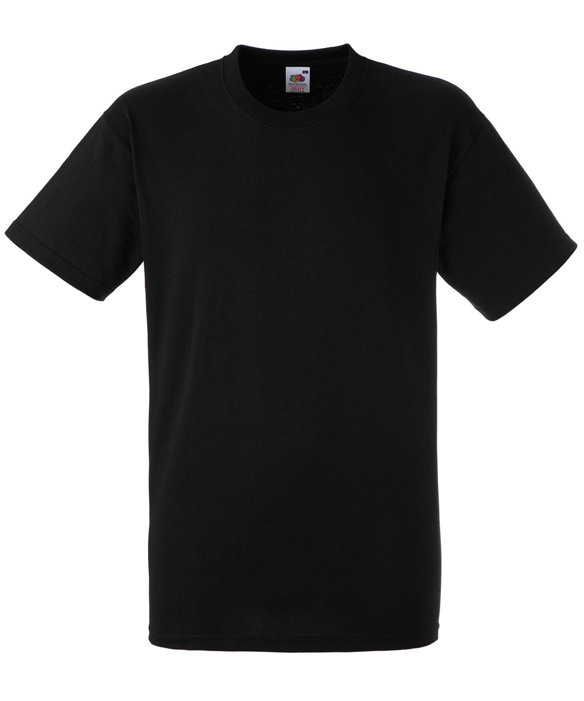 SS008: Heavy Cotton T-Shirt Mens T-Shirts Fruit of the Loom Black S