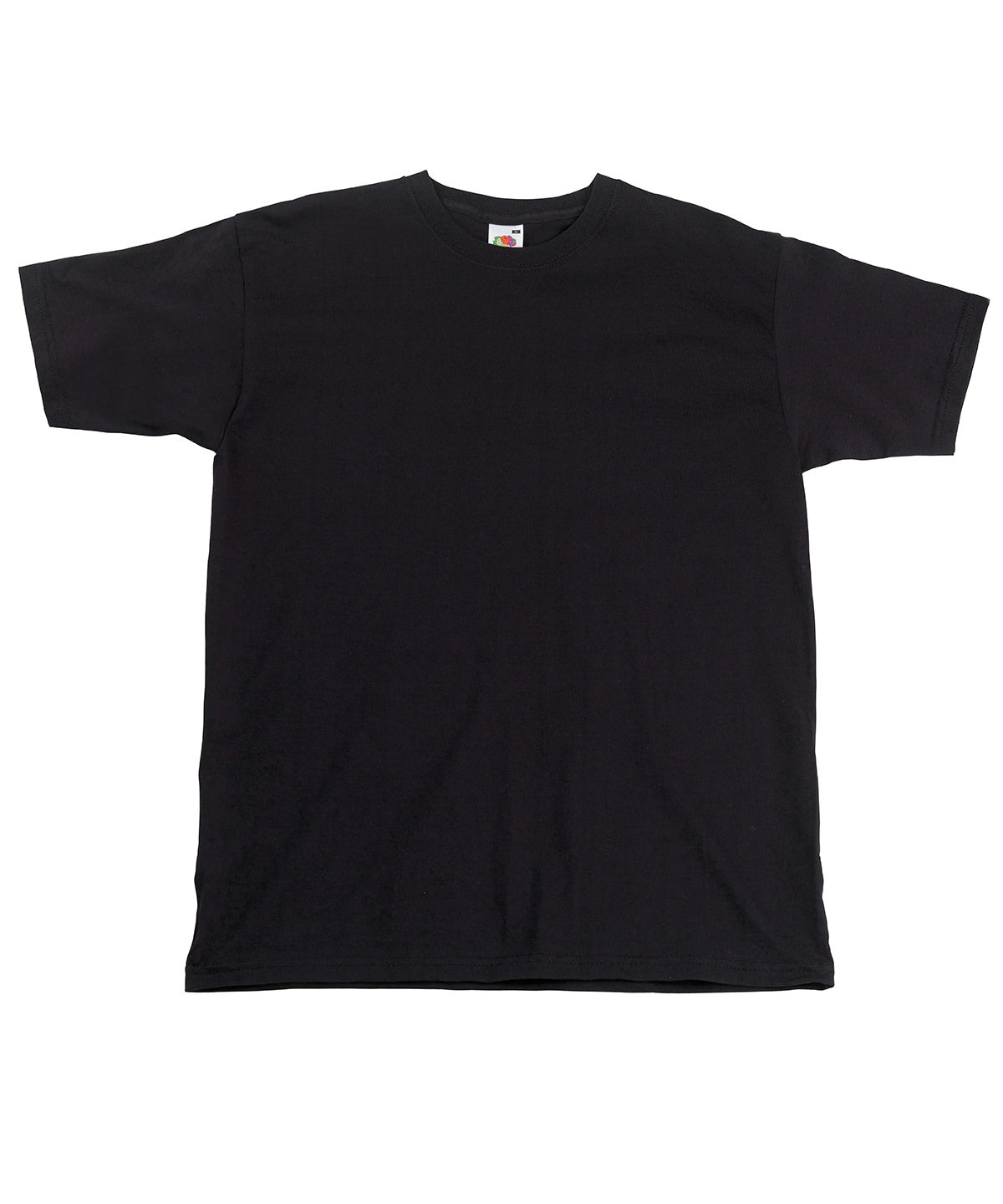 SS044: Super Premium T-Shirt Mens T-Shirts Fruit of the Loom Black S