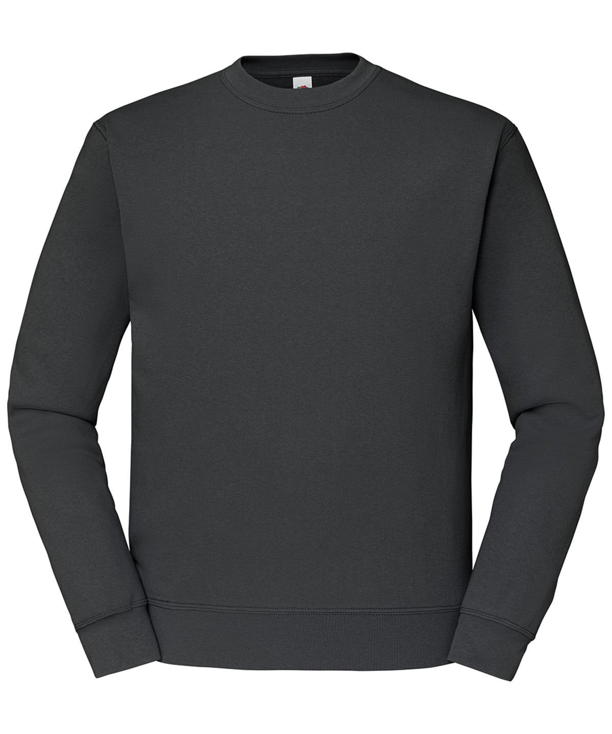 SS200: Classic 80/20 Sweatshirt Mens Sweatshirts Fruit of the Loom Light Graphite S