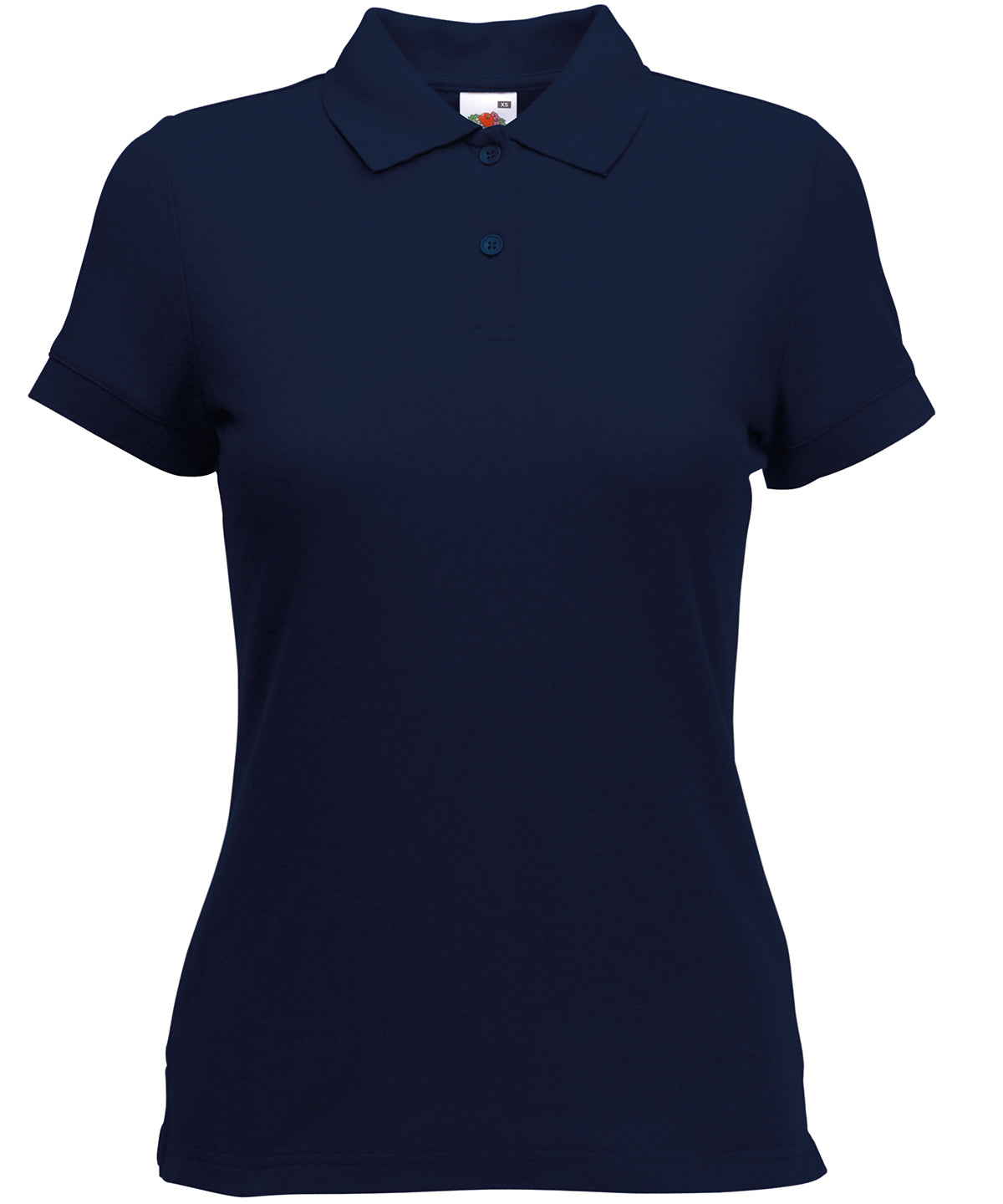 SS212: Womens 65/35 Polo Womens Polos Fruit of the Loom Deep Navy XS