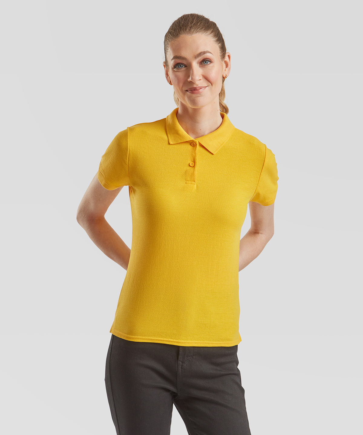 SS212: Womens 65/35 Polo Womens Polos Fruit of the Loom
