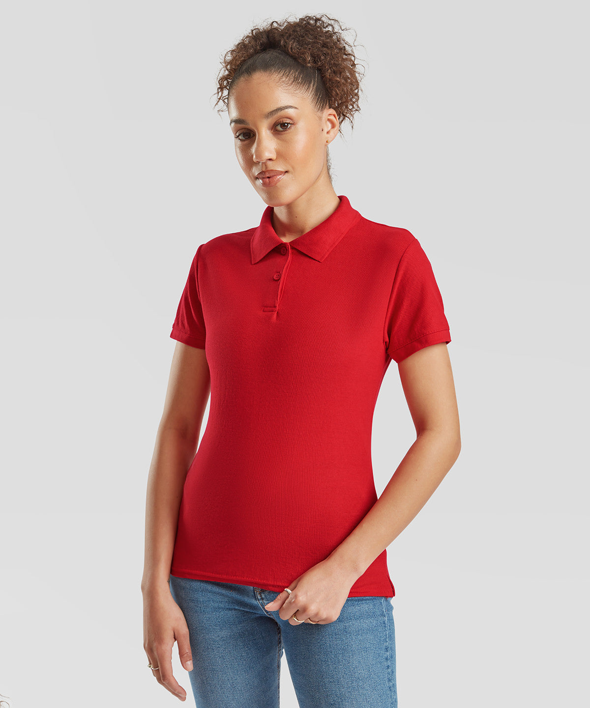 SS212: Womens 65/35 Polo Womens Polos Fruit of the Loom