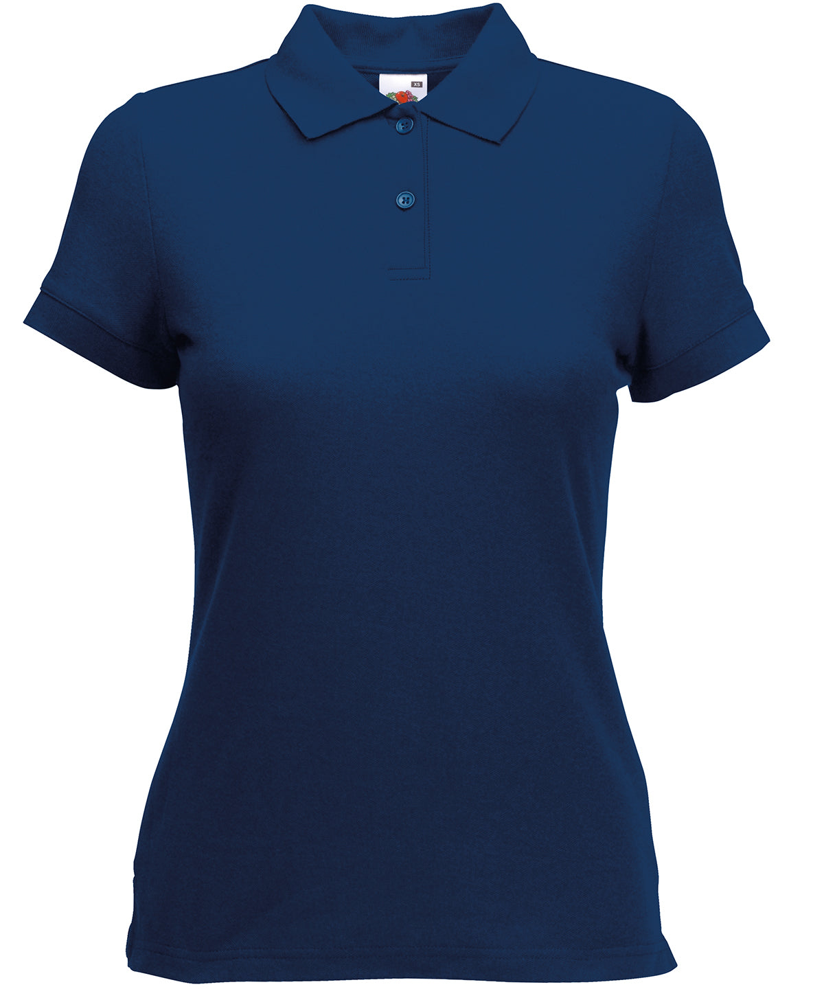 SS212: Womens 65/35 Polo Womens Polos Fruit of the Loom Navy XS