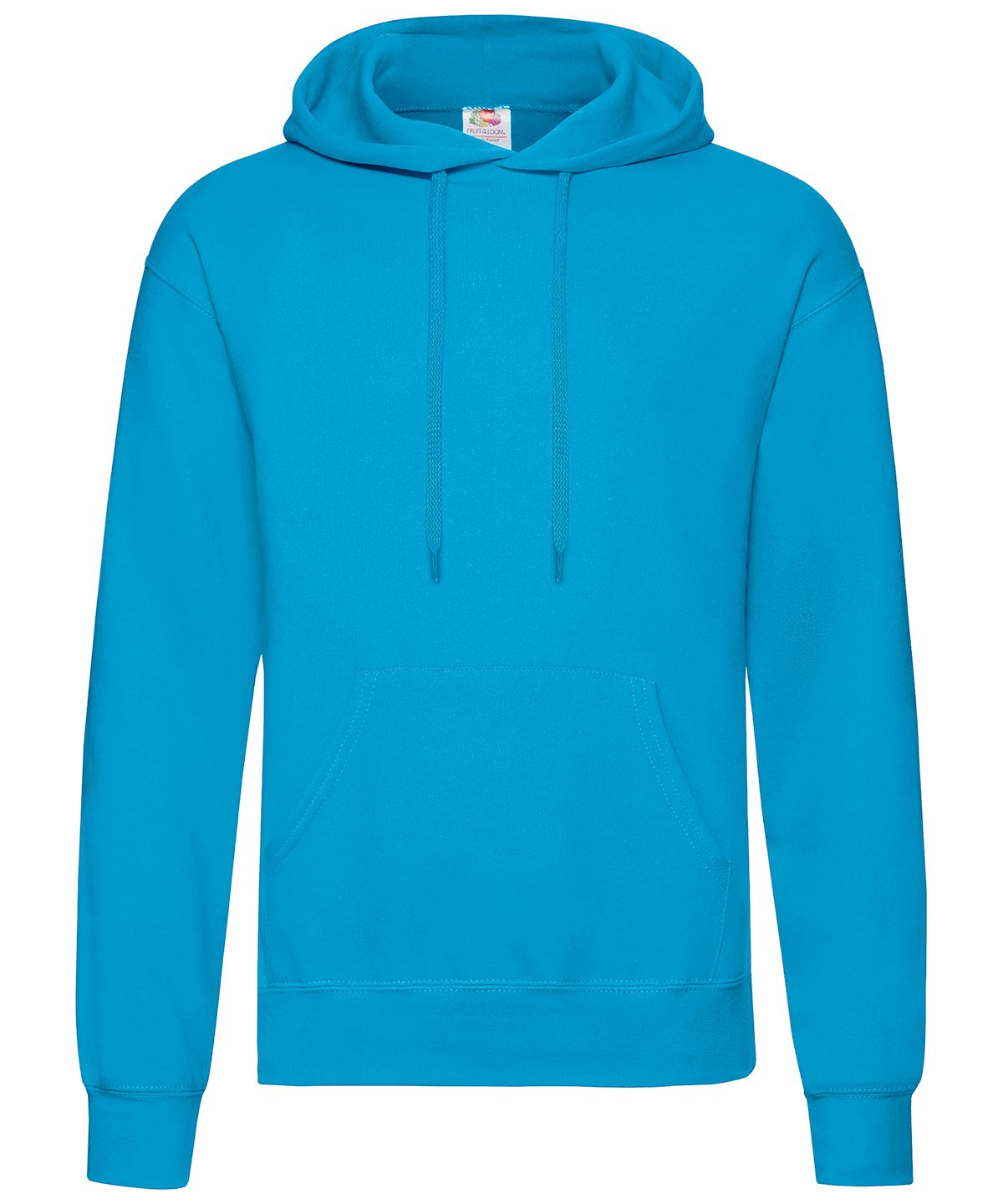 SS224: Classic 80/20 Hoodie Mens Hoodies Fruit of the Loom Azure Blue S
