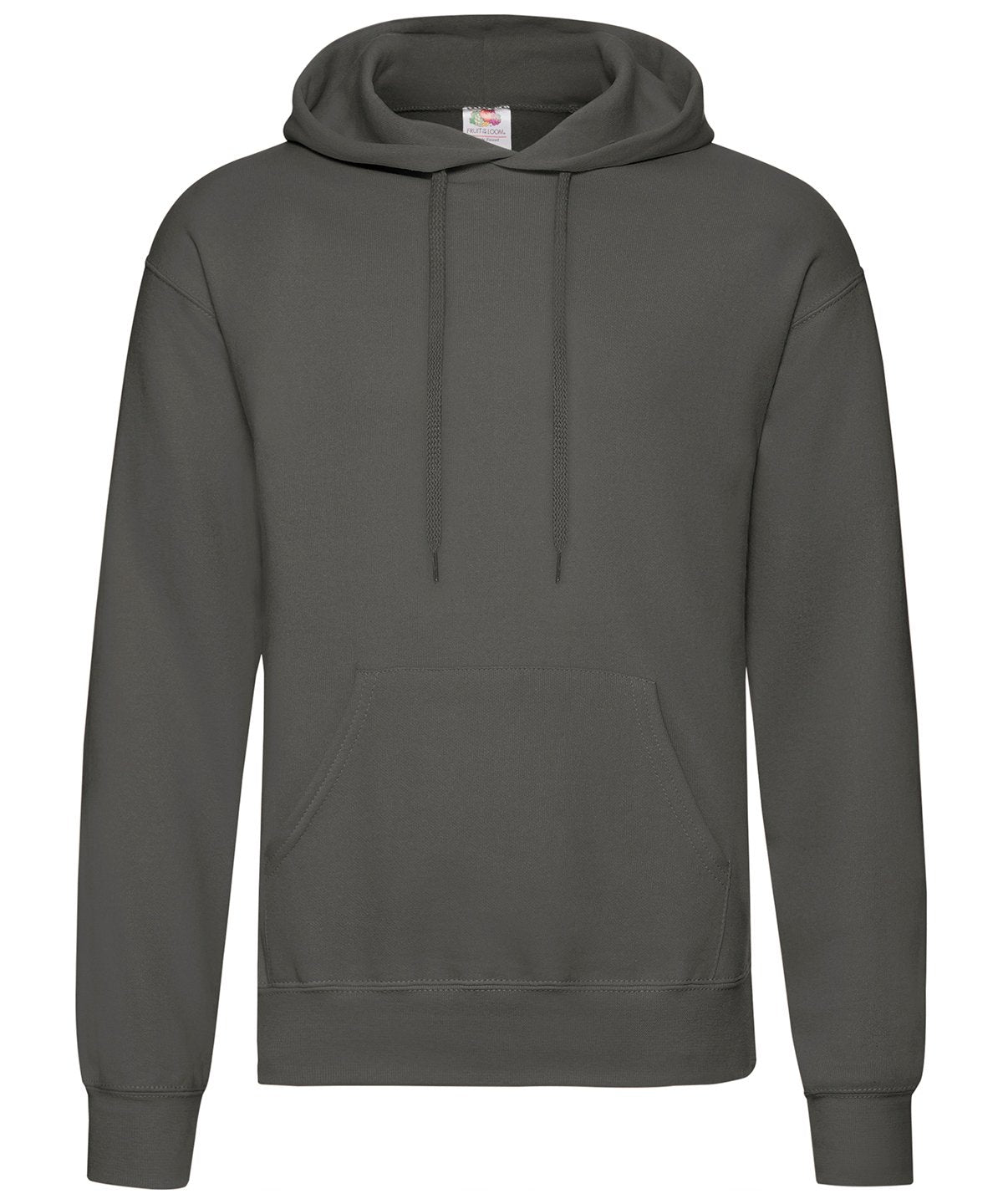 SS224: Classic 80/20 Hoodie Mens Hoodies Fruit of the Loom Light Graphite S