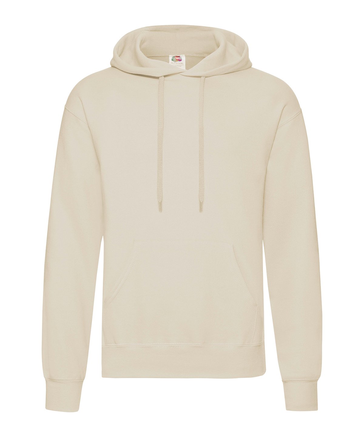 SS224: Classic 80/20 Hoodie Mens Hoodies Fruit of the Loom Natural S