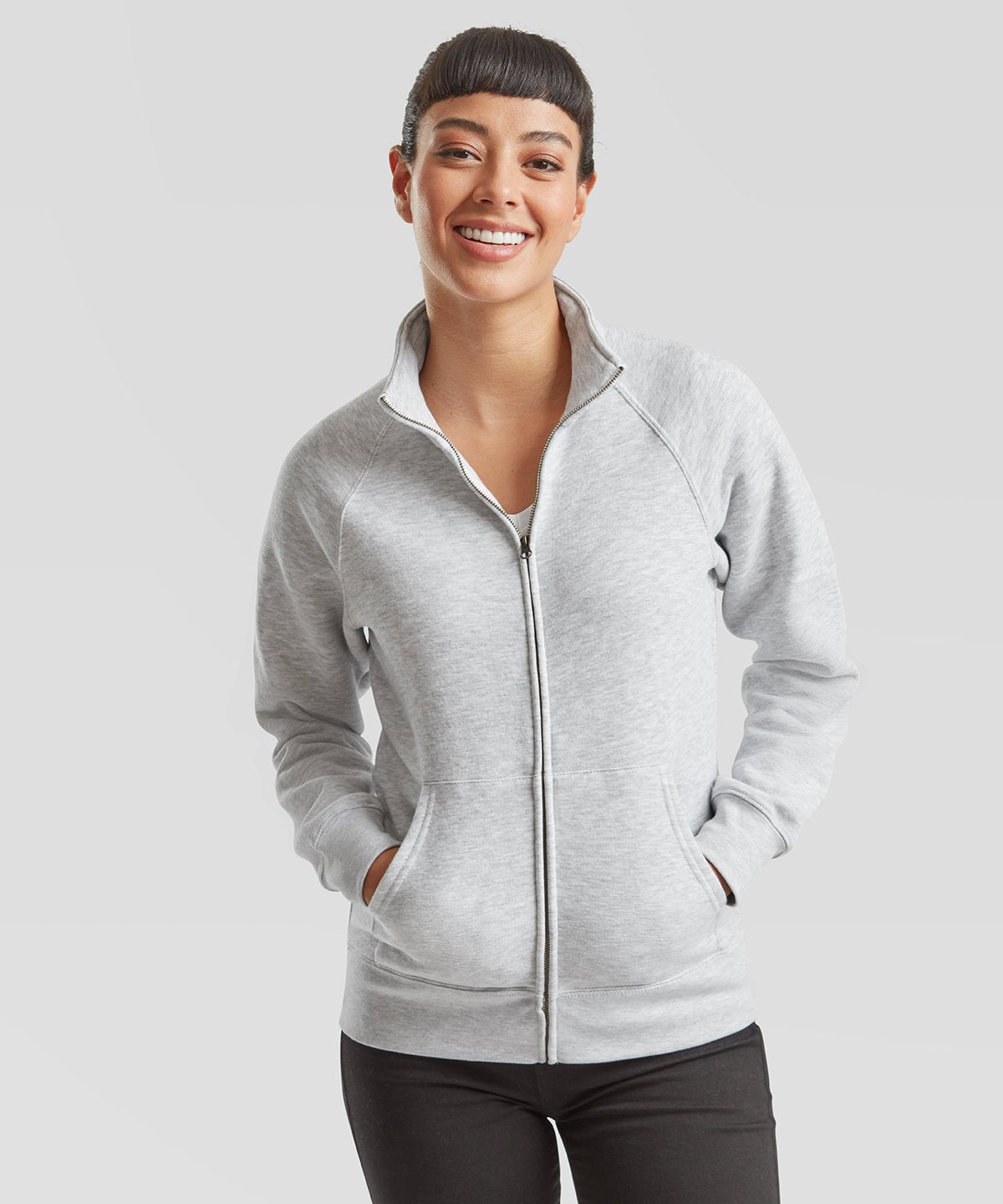 SS310: Womens Premium 70/30 Sweatshirt Jacket Womens Sweatshirts Fruit of the Loom