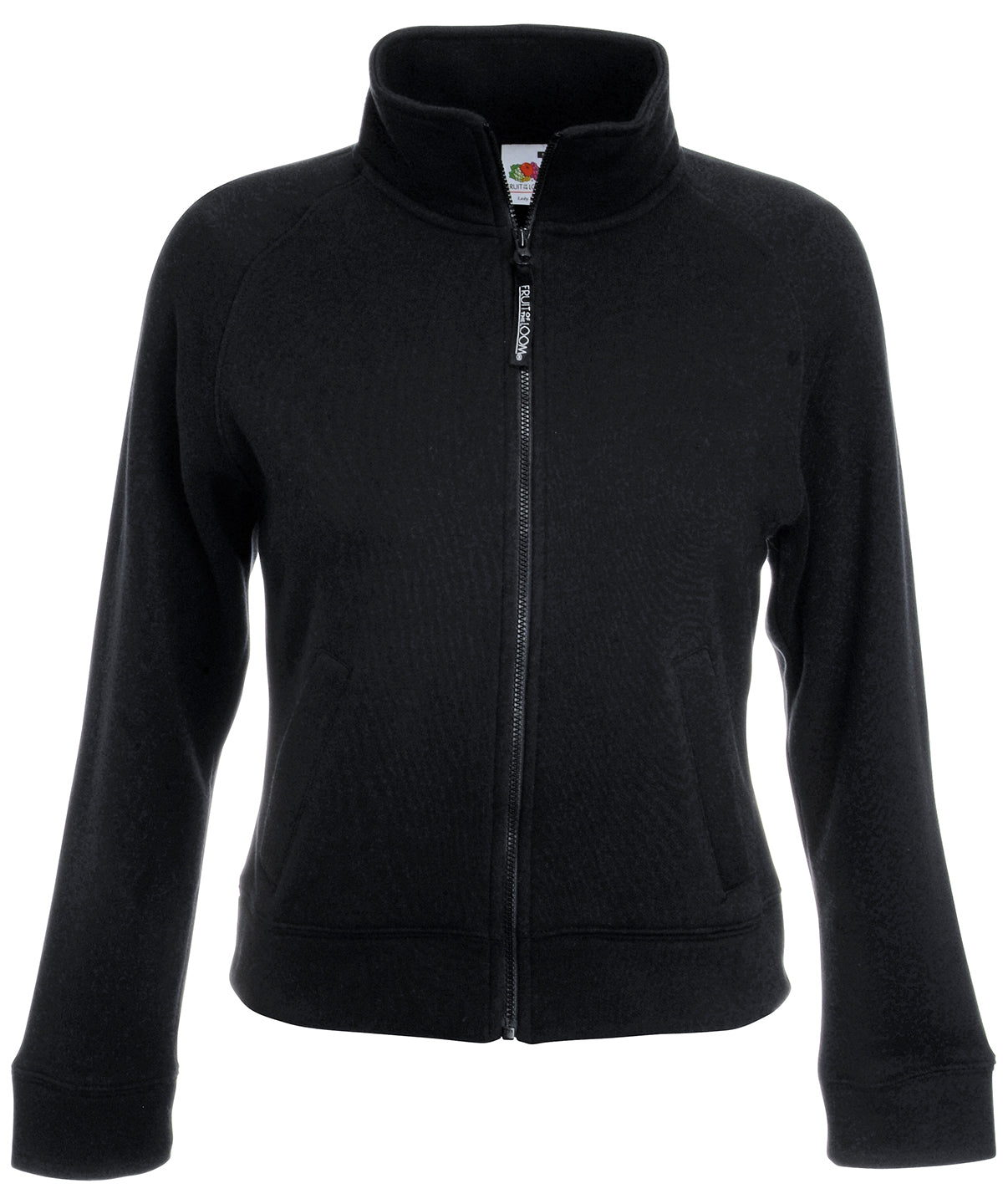 SS310: Womens Premium 70/30 Sweatshirt Jacket Womens Sweatshirts Fruit of the Loom Black XS