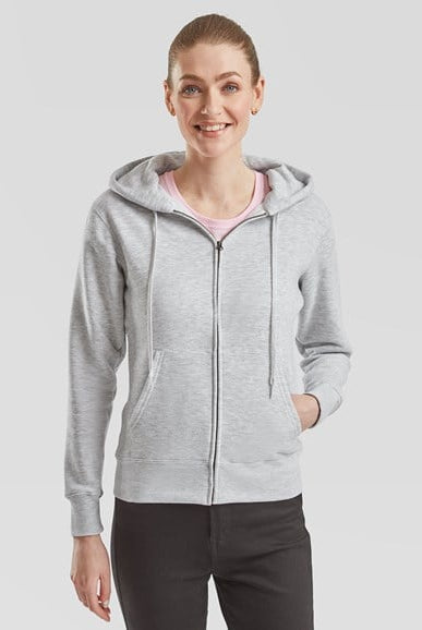 SS312: Premium Ladies 70/30 Hooded Sweatshirt Jacket Womens Hoodies Fruit of the Loom