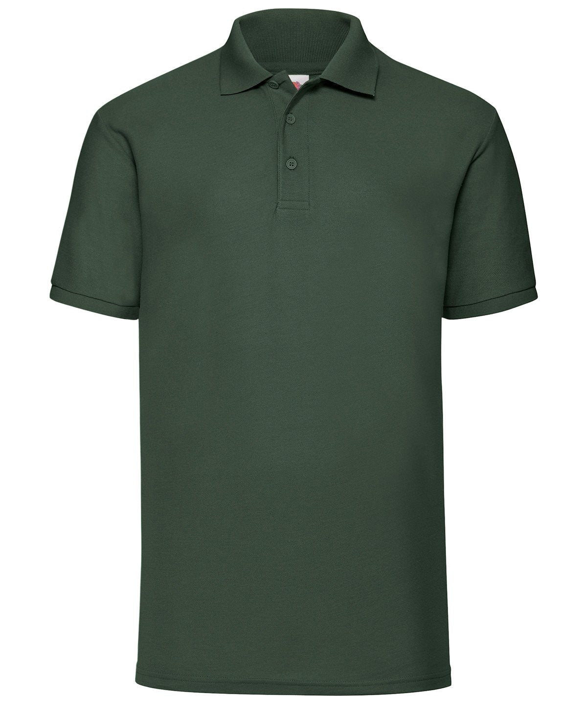 SS402: Mens 65/35 Polo Mens Polos Fruit of the Loom Bottle Green S
