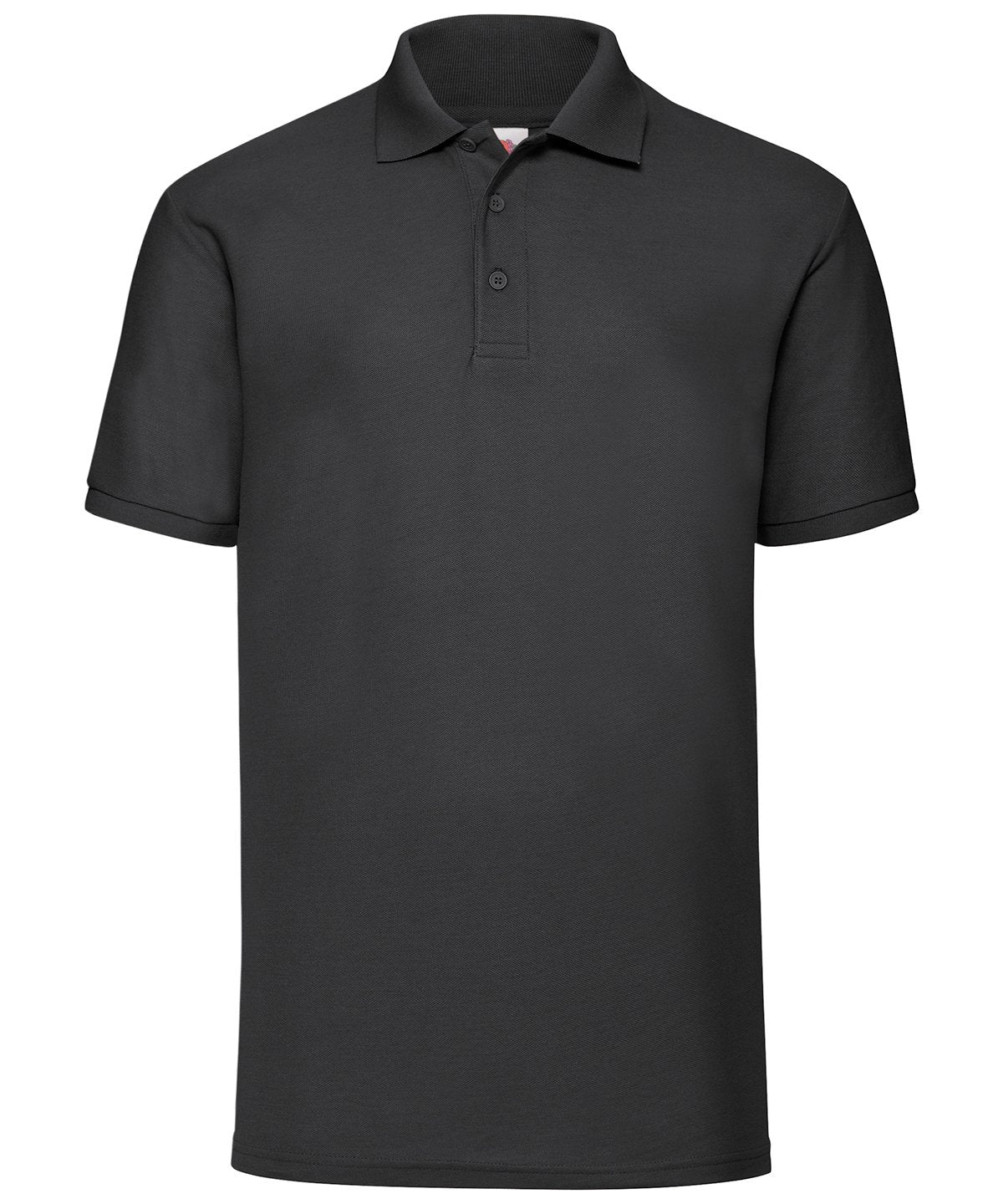 SS402: Mens 65/35 Polo Mens Polos Fruit of the Loom Black S