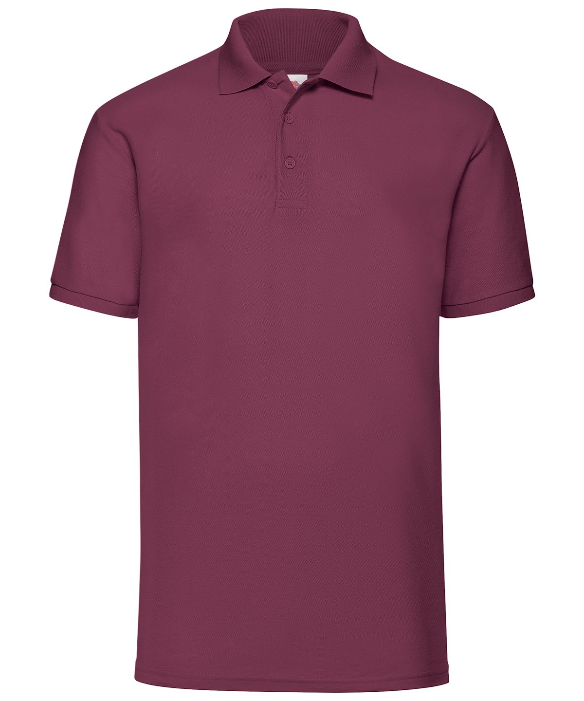 SS402: Mens 65/35 Polo Mens Polos Fruit of the Loom Burgundy S