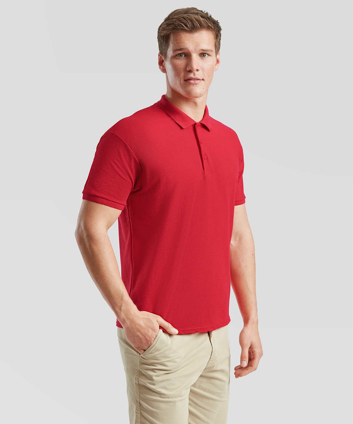 SS402: Mens 65/35 Polo Mens Polos Fruit of the Loom