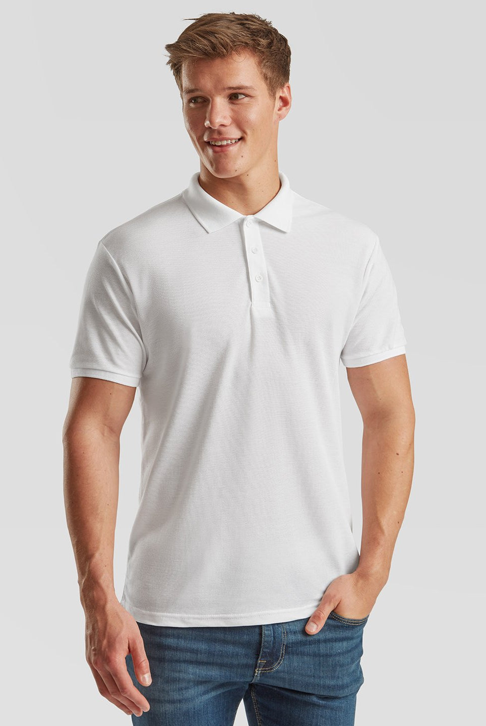 SS402: Mens 65/35 Polo Mens Polos Fruit of the Loom