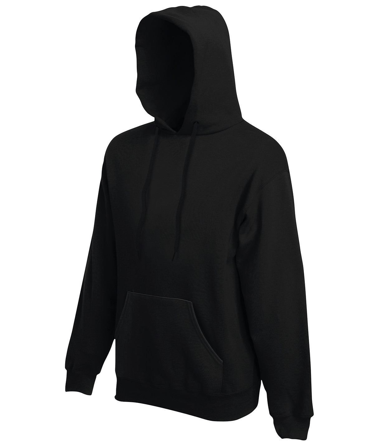 SS824: Premium 70/30 Hoodie Mens Hoodies Fruit of the Loom Black S