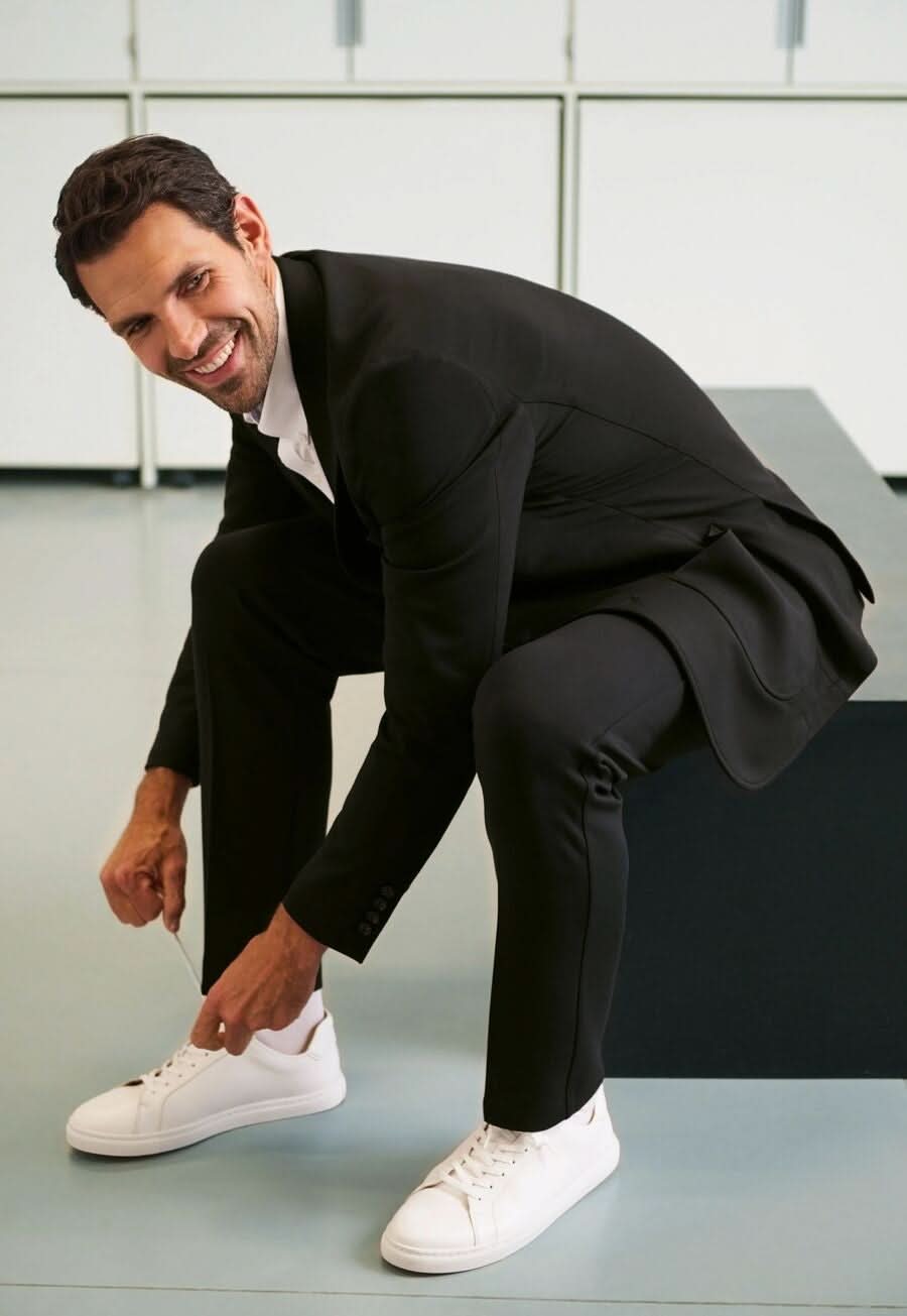 8026: Taurus Mens Jersey Stretch Trouser Mens Trousers Brook Taverner