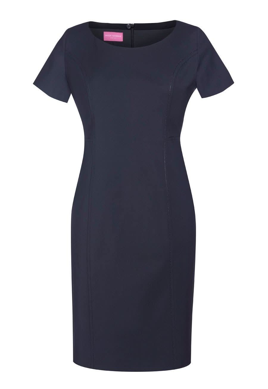 Teramo Ladies Suit Dress Dresses Brook Taverner Navy 6 Regular