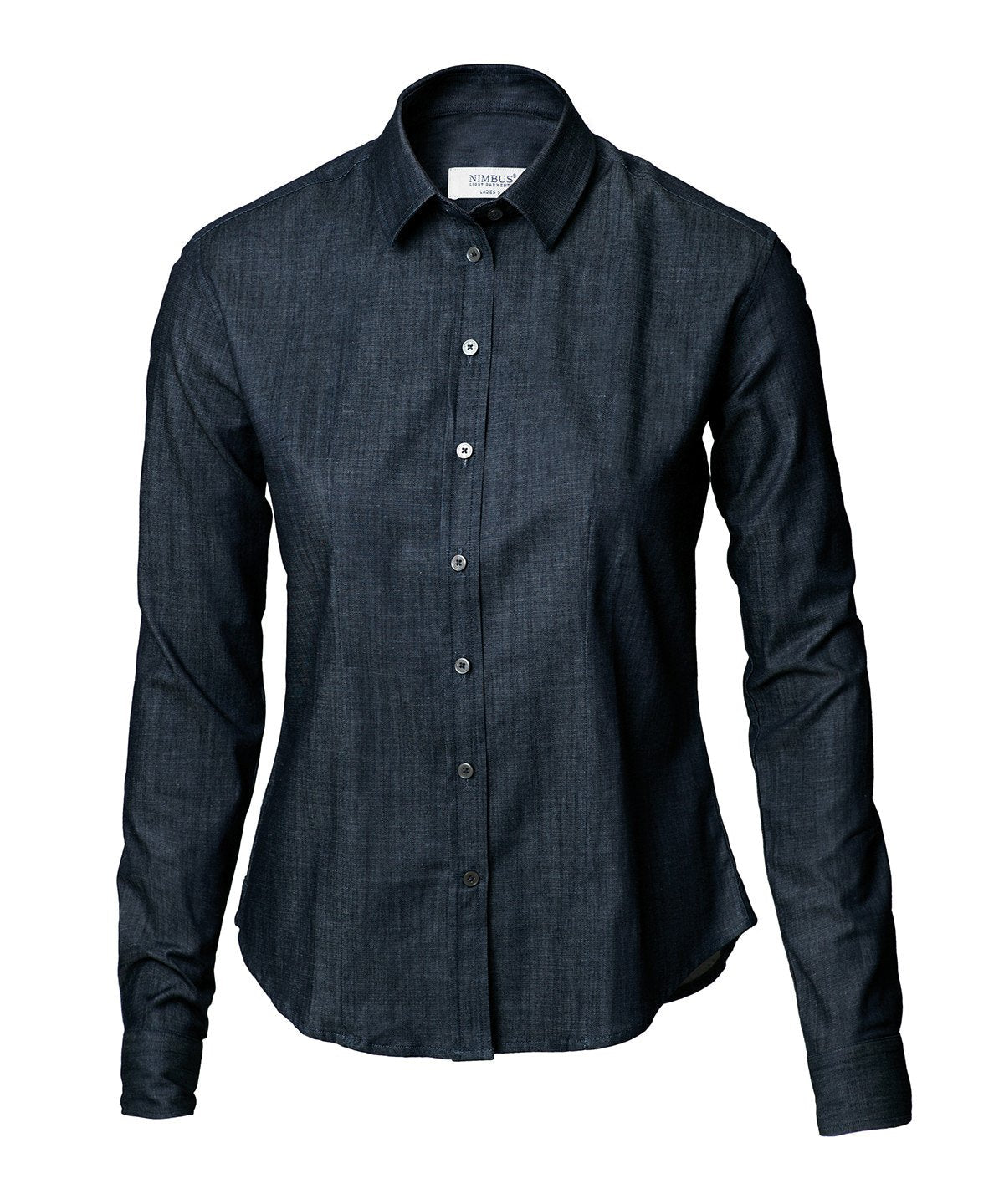 Torrance Women's Denim Shirt Womens Long Sleeve Shirts Nimbus Indigo Blue XS